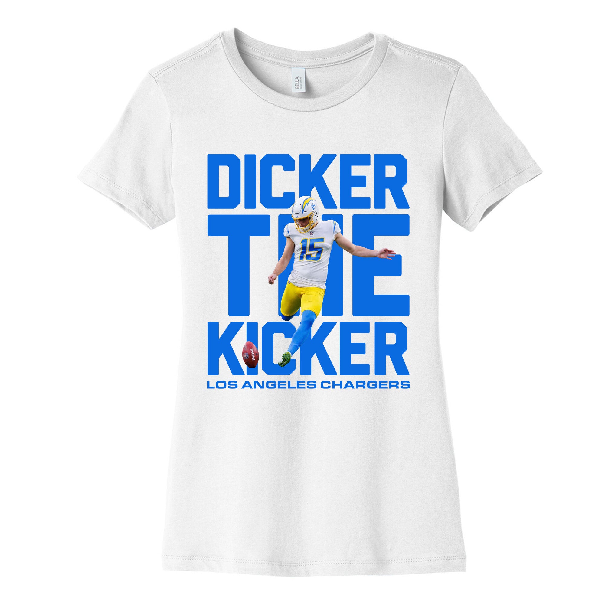 Dicker the Kicker Womens Cotton Tee